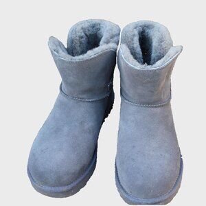 Gray Uggs short bootie woman's size 7